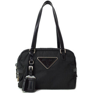 Prada Tessuto nylon shoulder bag Black